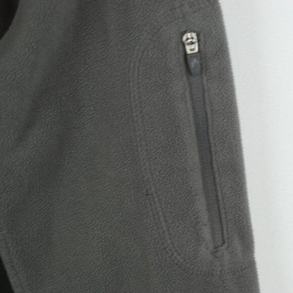 Alpine Design Men's Large Gray Black Fleece 1/4 Zip Performance Pullover Jacket - Picture 5 of 8